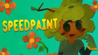 Risograph / Papercraft Styles ᯓ★ CSP DOUBLE Speedpaint