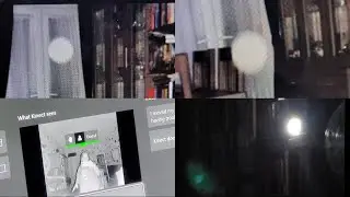 Paranormal Investigation in Our Haunted House! Mimicking voice.. ORBS.. Motion Sensor Lights go on .