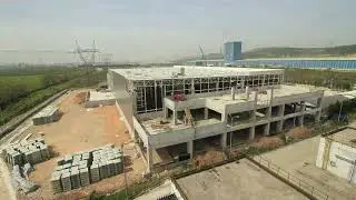 İSPAK - Fabrika inşaatı -factory construction - timelapse - 4K
