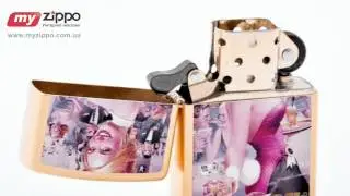 Зажигалка Zippo Playboy Club 50th Anniversary Limited Edition Gold Dust 24870