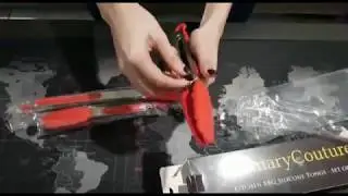 Red Kitchen Tongs Set  Unboxing