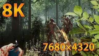 The Forest 8K FPS Test in Core i9 7940X 14 Core + GTX 1080 Ti