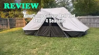 Recenzja &ndash; namioty KingCamp 4 Seasons Canvas Bell Yurt Tents 2025