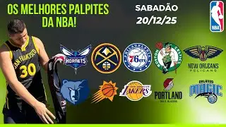 MELHORES PALPITES DO BASQUETE (NBA) DE HOJE 20/12/25