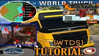 1° TUTORIAL  PASSO A PASSO, SAIBA COMO JOGAR WORLD TRUCK DRIVING SIMULATOR/JOGO PARA ANDROID E PC