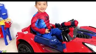 CKN Toys Spider-Man Unboxing Battery Powers Car 2012 