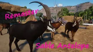 Sable Antelope Remaster by Narwhaler - Planet Zoo Mod