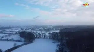 winterlicher Morgen zwischen Schwarzenbek und Brunstorf