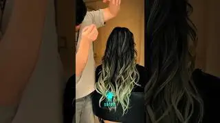 World best unique hair colour☠️ #shorts #hairtok