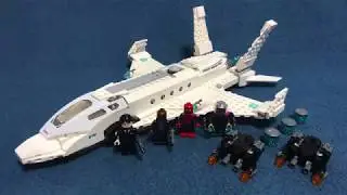 LEGO 76130 - Stark Jet and the Drone Attack - Time-Lapse Build