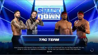 WWE 2K22  The Uso's Vs Eric Daniels & David Harper  