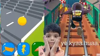 Shape Shifting game vs Subway Surf #shapeshifting  #subwaysurfers #funny #gameplay #games