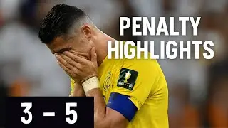 Ronaldo and Al Nassr Loose 3 - 5 On Penalties vs Al-Ahli - Full Time 2 - 2 | Penalty Highlights |