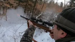 Охота на оленей в Вермонте в глубоком снегу | Финал сезона охоты с дульнозарядным ружьем