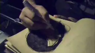 Inking with India ink