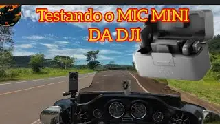 Testando o mic min da dji