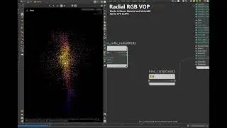 Houdini - Radial VOP MaterialX for Karma CPU & XPU - IPOPs (Image Plane Operators) for Geos