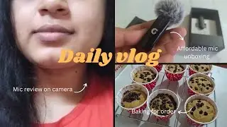 தமிழில்✨ : Microphone unboxing, grocery shopping, studying, cleaning, baking cupcake, realistic days