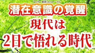現代は2日で悟れる時代[潜在意識 覚醒 ブロック解除 書き換え方 引き寄せの法則 ハイヤーセルフ 波動 スピリチュアル パラレルワールド 悟り アセンション 魂 宇宙意識 仮想現実 大我 統合 方法
