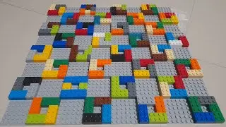 Креативный узор LEGO &mdash; уникальный мозаичный дизайн!