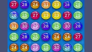 Merge Smile Balls 99 - Gameplay Walkthrough #gameparkarea #boardgames #mergeballs