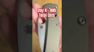 Day 4️⃣: Maxamet Edge Retention Testing #triedandtrueedc #testing #tools #shorts #asmrsounds #edc