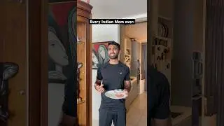 Каждая индийская мама на свете 😂 Чья мама делает с ними то же самое? #шорты