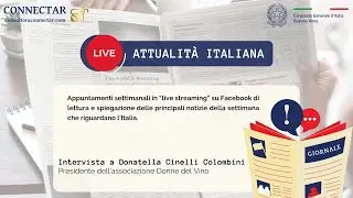 Attualità italiana - Intervista a Donatella Cinelli Colombini