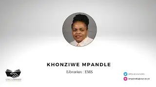 Meet Your Librarian - UWC Economic and Management Sciences