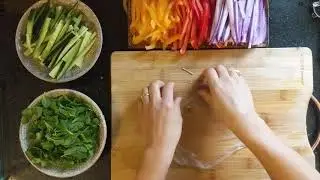 Rainbow Spring Rolls