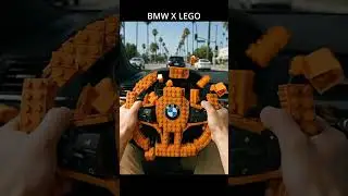 Orange BMW LEGO Steering Wheel &ndash; EXTREME Satisfying ASMR