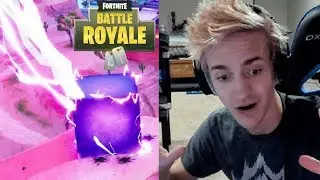 NINJA RAGES WHEN HE DIES TO THE PURPLE CUBE IN FORTNITE! (Fortnite Battle Royale) Funny Moments #1