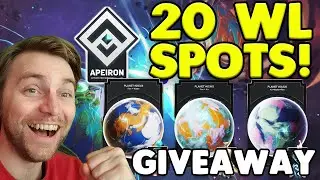 APEIRON PLANET SALE WHITELIST SPOTS GIVEAWAY!