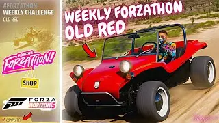 FORZA HORIZON 5-How to complete Weekly forzathon challenges OLD RED-#Forzathon shop