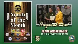 Border Patrol Youth of the Month - John B. Alexander High September 25, 2025