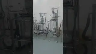 Double glass reactor, high and low constant temperature synthetic vacuum distillation