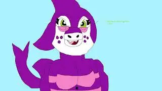 Echo the Dolphin (Modern Sonic) (Pink Swimsuit & Glasses) Art Comic Dub by J.A. Ealy (AAP)