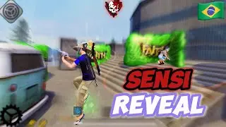 New Brazilian 🇧🇷 IPhone Sensi Reveal 📲 | Free Fire Max New Settings ⚙️