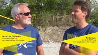 Beachvolleyens Dag Morten Stig Christensen & Torsten Laen vs. beachvolleypigerne