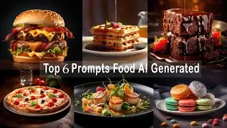 Top 6 Ultimate MidJourney Prompts FOOD Ultra Realistic AI Generated  Photography
