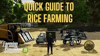 Quick Guide To Rice Farming - Farming Simulator 25 - Tutorial