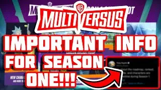 MultiVersus Season One IMPORTANT Info!!!