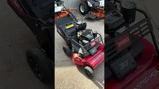 The Toro TurfMaster, a commercial 30&rdquo; walk mower!! #lawnmowingbusiness #gardenequipment #toro #mower