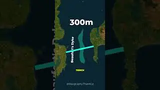 Why is there no bridge between Ireland and Great Britain? 🤯 #uk  #worldgeography #geographychannel