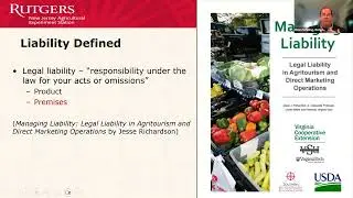 Agritourism Safety and Liability Considerations