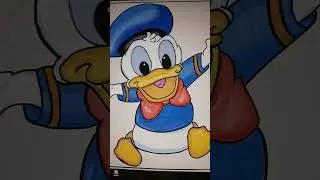 Baby Donald Duck's Painting 🖌🎨 Link in description!