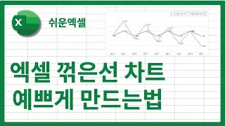 엑셀 꺾은선 차트 예쁘게 만들기 방법 | 보고서 만들기 핵심