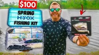 Building a $100 BUDGET Spring Bass Fishing Kit!! (Academy Sports)