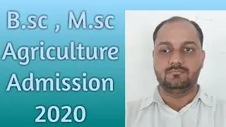 Hau Bsc Msc Agriculture Admission 2020