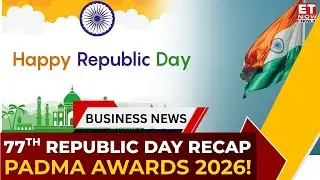 India Celebrates 77th Republic Day | Markets, Padma Awards & Exclusive Vijay Amritraj Interview
